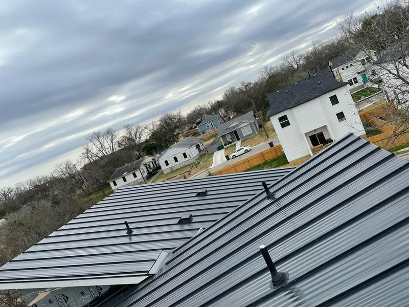 Standing seam metal roof panels with vents for Skylight Repair in Green Bay